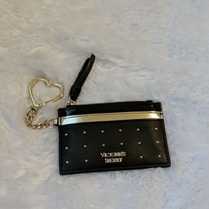 Victoria's Secret Black Keychain Wallet